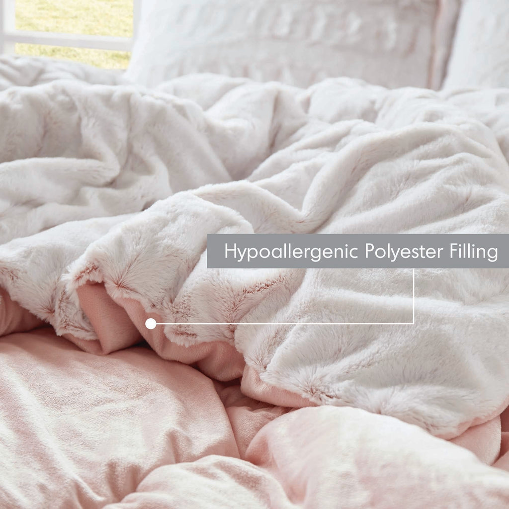 Parure de lit Madison Park Margot avec imprimé dos en fourrure longue