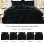 Parure de lit Madison Park Margot avec imprimé dos en fourrure longue