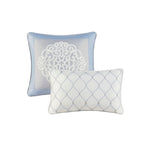 Ensemble de couette en microfibre brodée Madison Park Vera 8 pièces