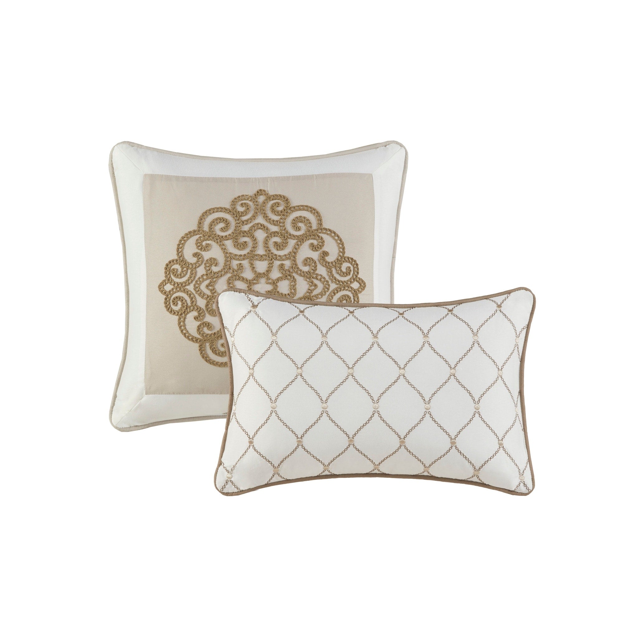 Ensemble de couette en microfibre brodée Madison Park Vera 8 pièces