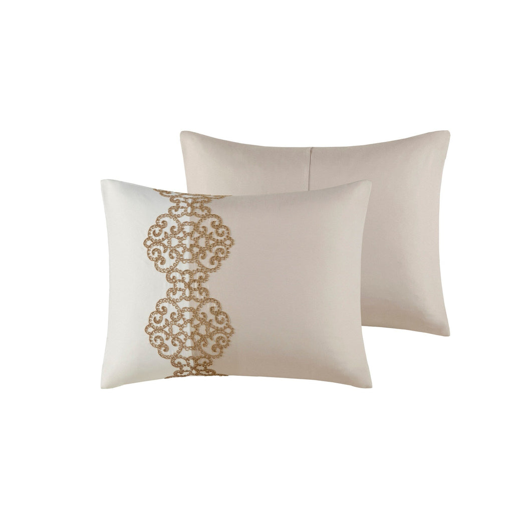 Ensemble de couette en microfibre brodée Madison Park Vera 8 pièces