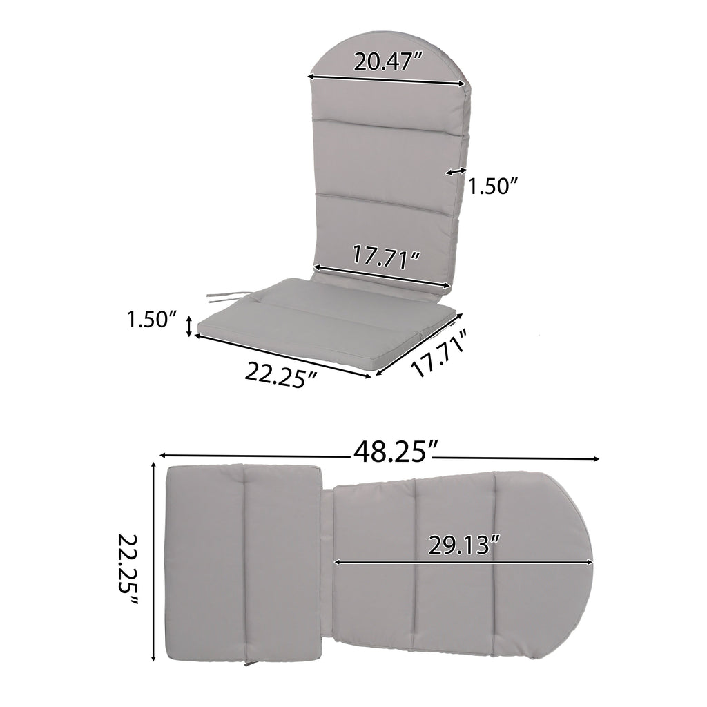 Coussins de chaise Malibu Adirondack (lot de 2) par Christopher Knight Home