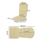 Coussins de chaise Malibu Adirondack (lot de 2) par Christopher Knight Home