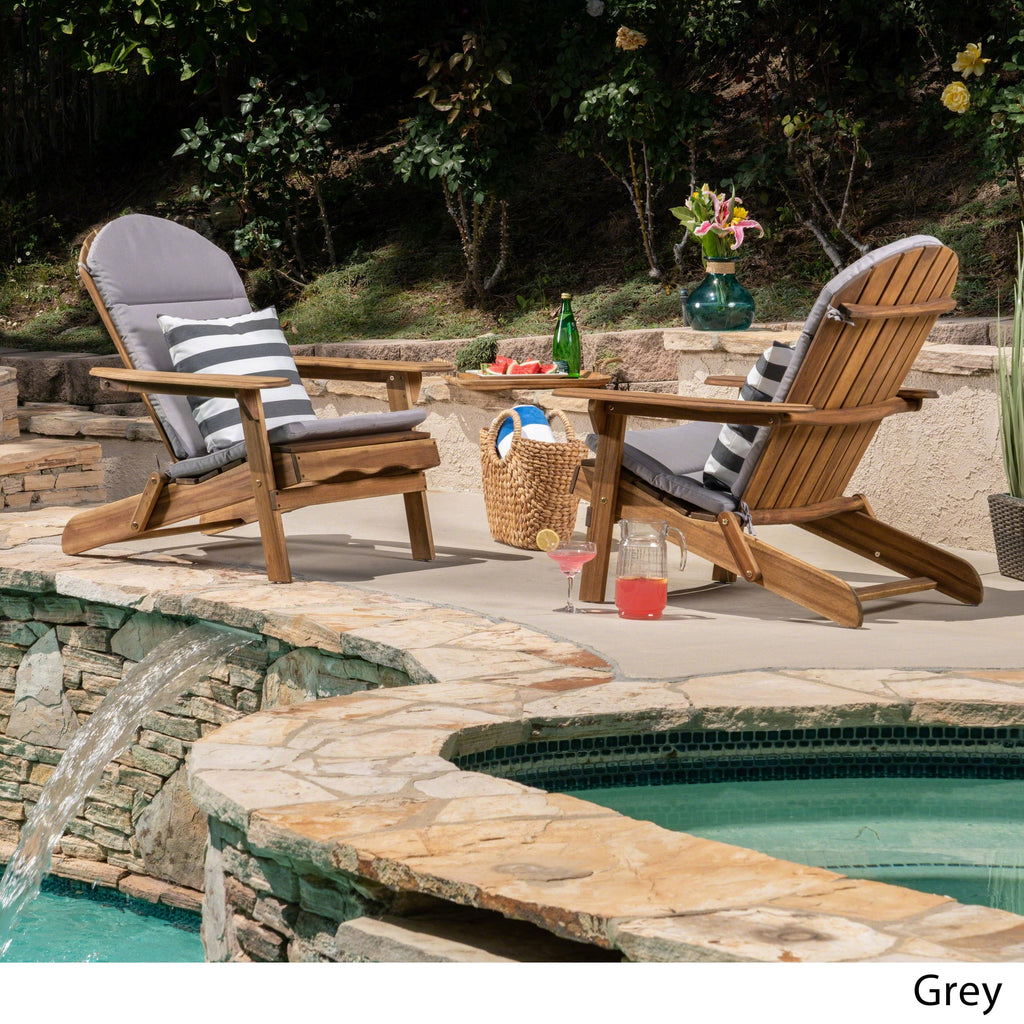 Coussins de chaise Malibu Adirondack (lot de 2) par Christopher Knight Home