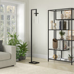 Lampadaire haut Malva 67,75 avec abat-jour en verre - 11 de large