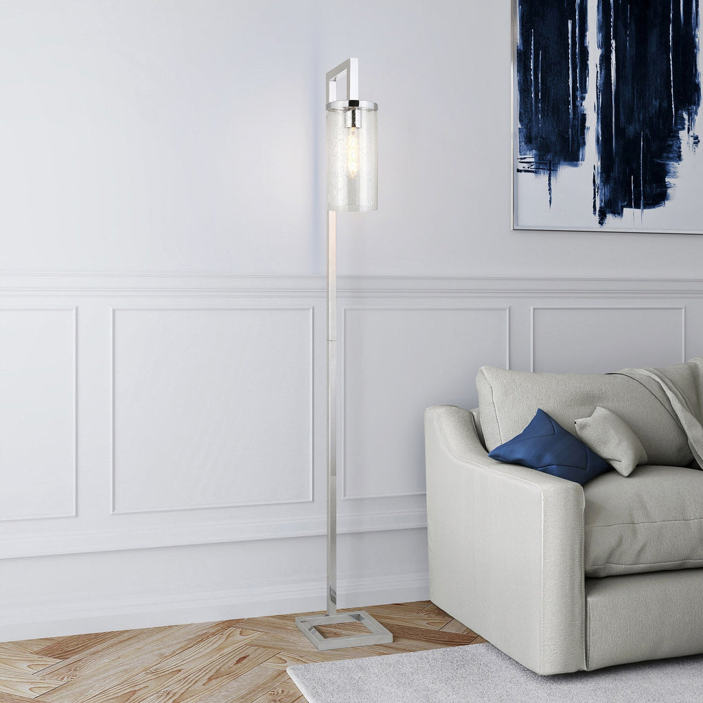 Lampadaire haut Malva 67,75 avec abat-jour en verre - 11 de large