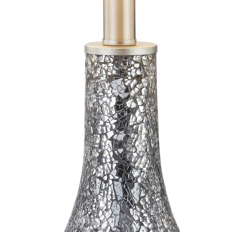 Ensemble de lampes de table en verre avec port USB (lot de 2)