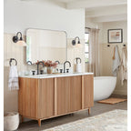 Miroirs muraux ronds en métal chic et moderne du milieu du siècle TEHOME