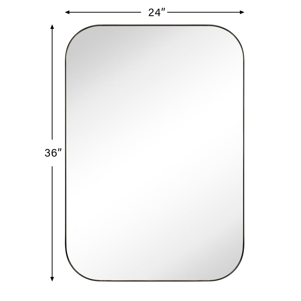 Miroirs muraux ronds en métal chic et moderne du milieu du siècle TEHOME