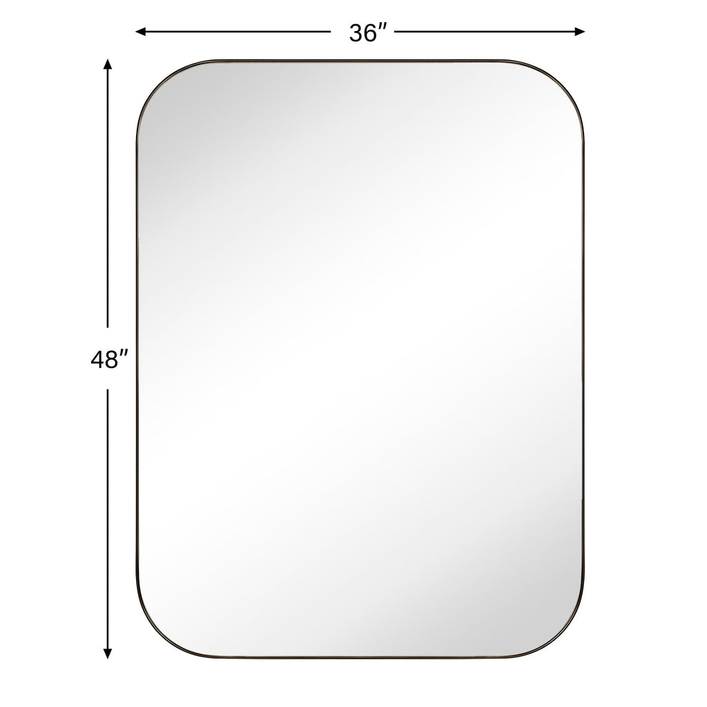 Miroirs muraux ronds en métal chic et moderne du milieu du siècle TEHOME