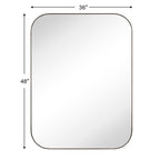 Miroirs muraux ronds en métal chic et moderne du milieu du siècle TEHOME