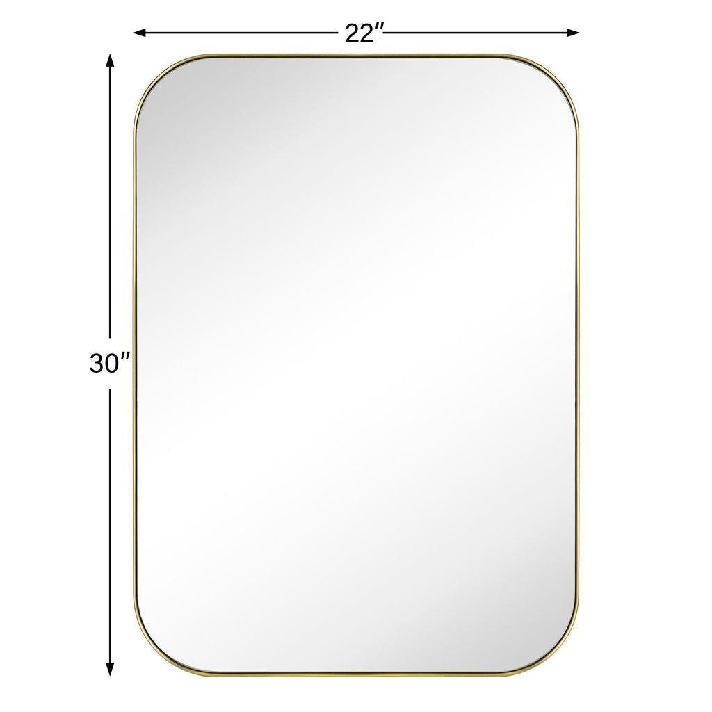 Miroirs muraux ronds en métal chic et moderne du milieu du siècle TEHOME