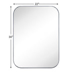 Miroirs muraux ronds en métal chic et moderne du milieu du siècle TEHOME