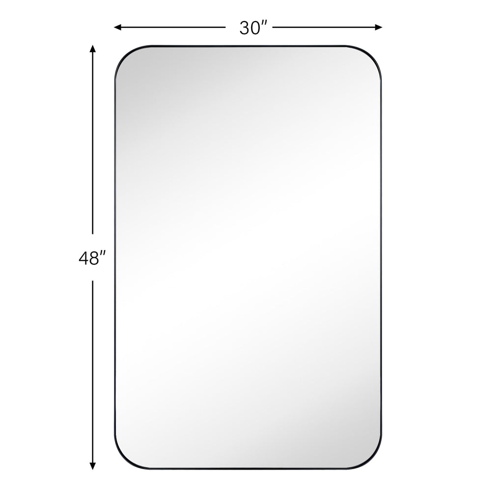 Miroirs muraux ronds en métal chic et moderne du milieu du siècle TEHOME