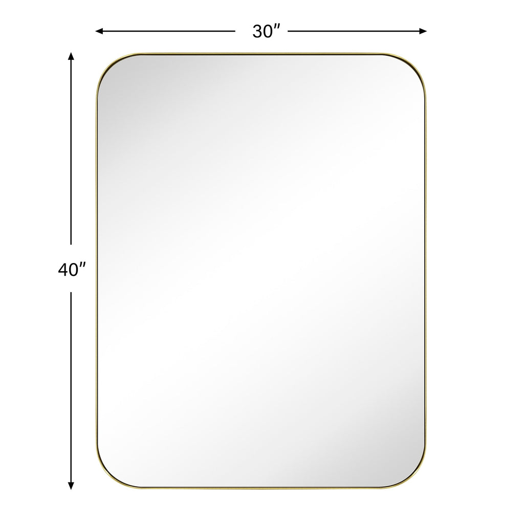 Miroirs muraux ronds en métal chic et moderne du milieu du siècle TEHOME