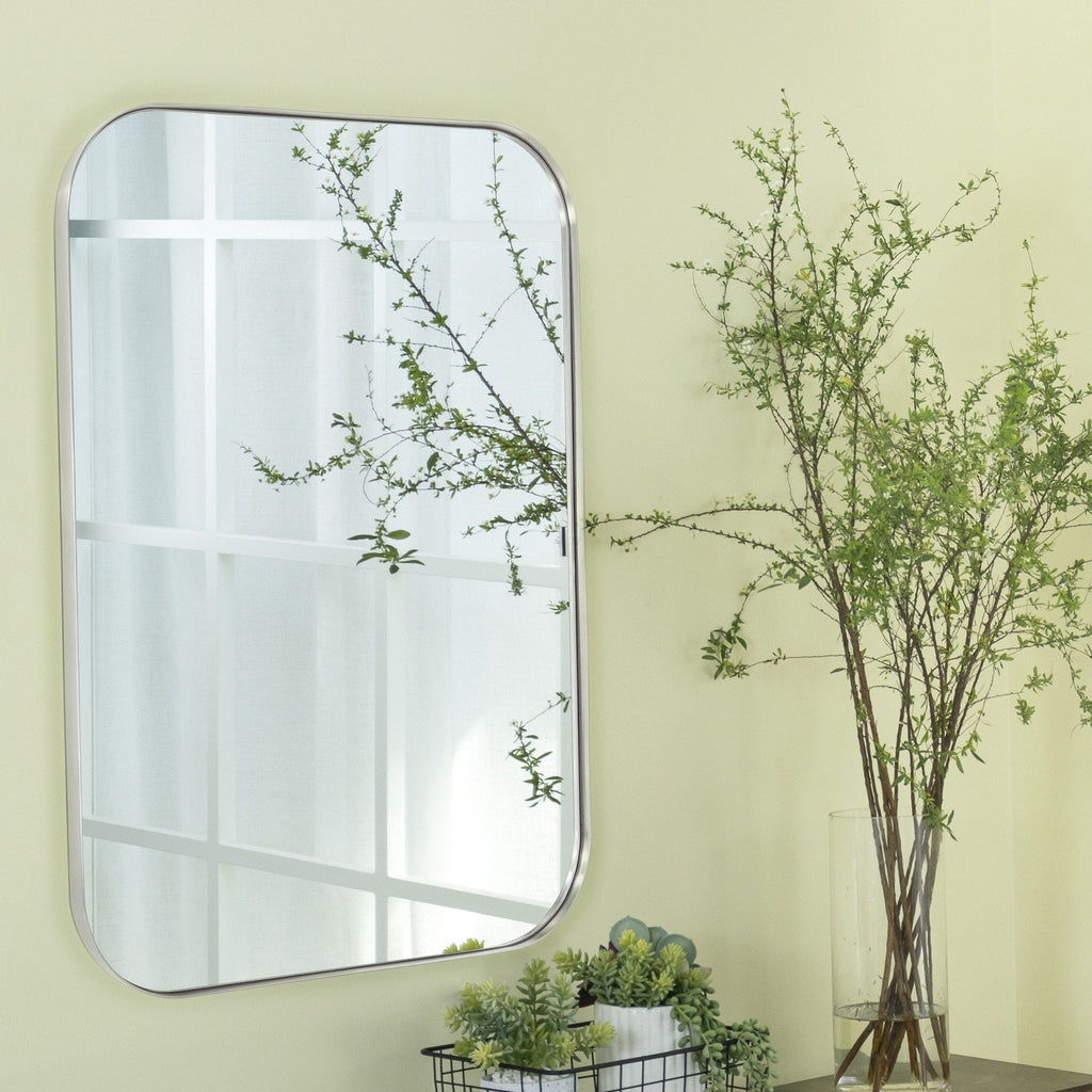 Miroirs muraux ronds en métal chic et moderne du milieu du siècle TEHOME
