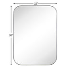 Miroirs muraux ronds en métal chic et moderne du milieu du siècle TEHOME