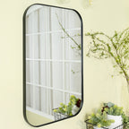 Miroirs muraux ronds en métal chic et moderne du milieu du siècle TEHOME