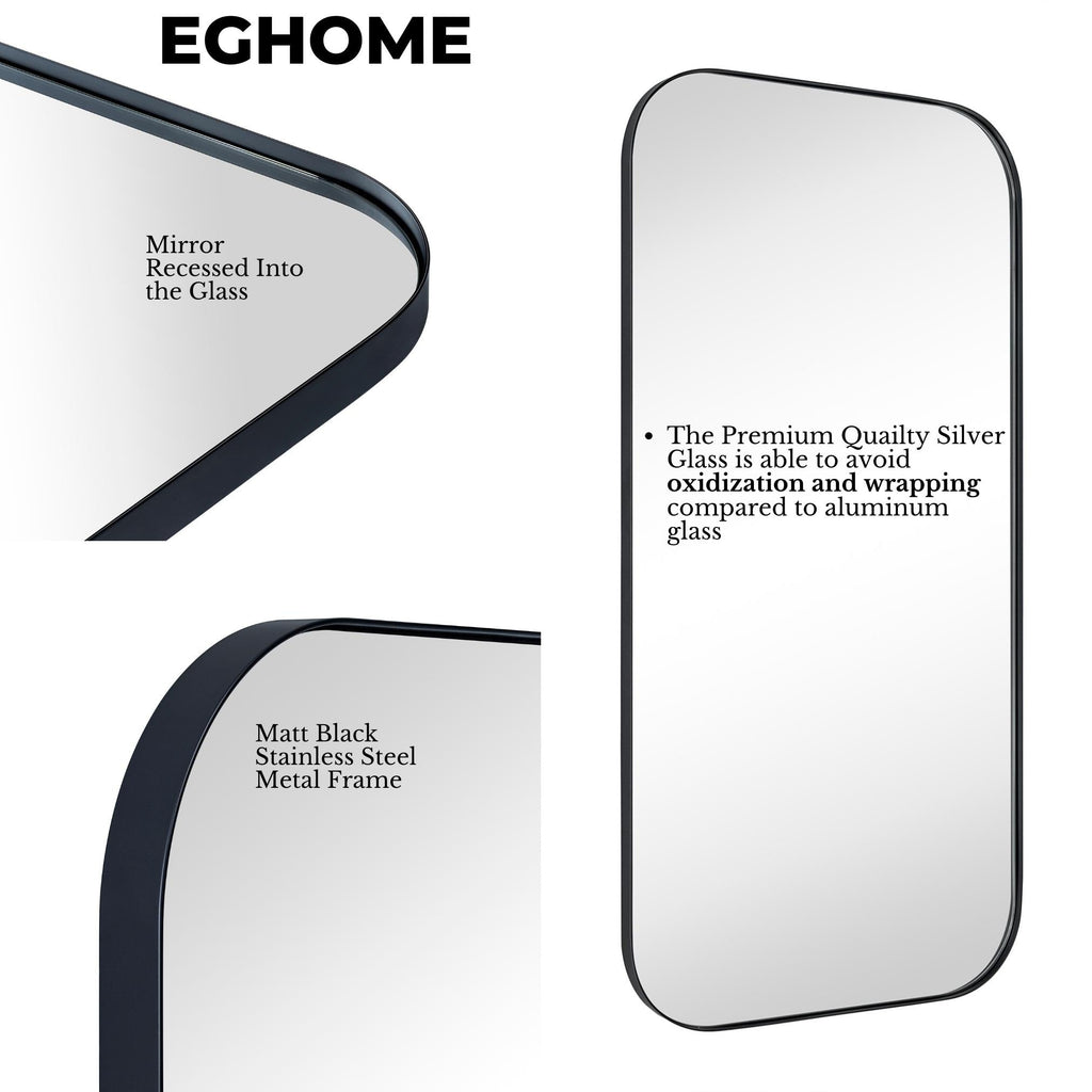 Miroirs muraux ronds en métal chic et moderne du milieu du siècle TEHOME