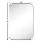 Miroirs muraux ronds en métal chic et moderne du milieu du siècle TEHOME