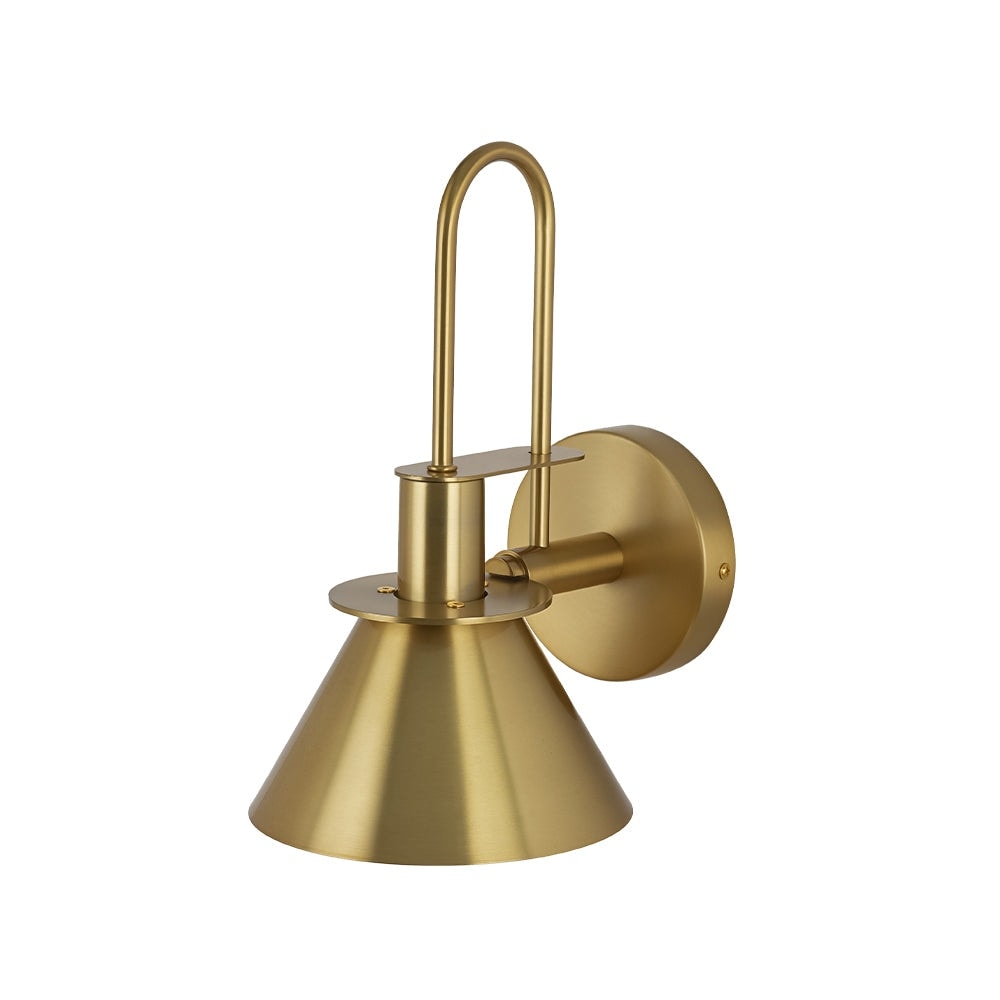 Applique murale conique moderne du milieu du siècle à 1 ampoule - Lampe de chambre 7 pouces