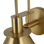 Applique murale conique moderne du milieu du siècle à 1 ampoule - Lampe de chambre 7 pouces