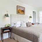 Applique murale conique moderne du milieu du siècle à 1 ampoule - Lampe de chambre 7 pouces