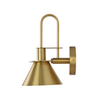 Applique murale conique moderne du milieu du siècle à 1 ampoule - Lampe de chambre 7 pouces