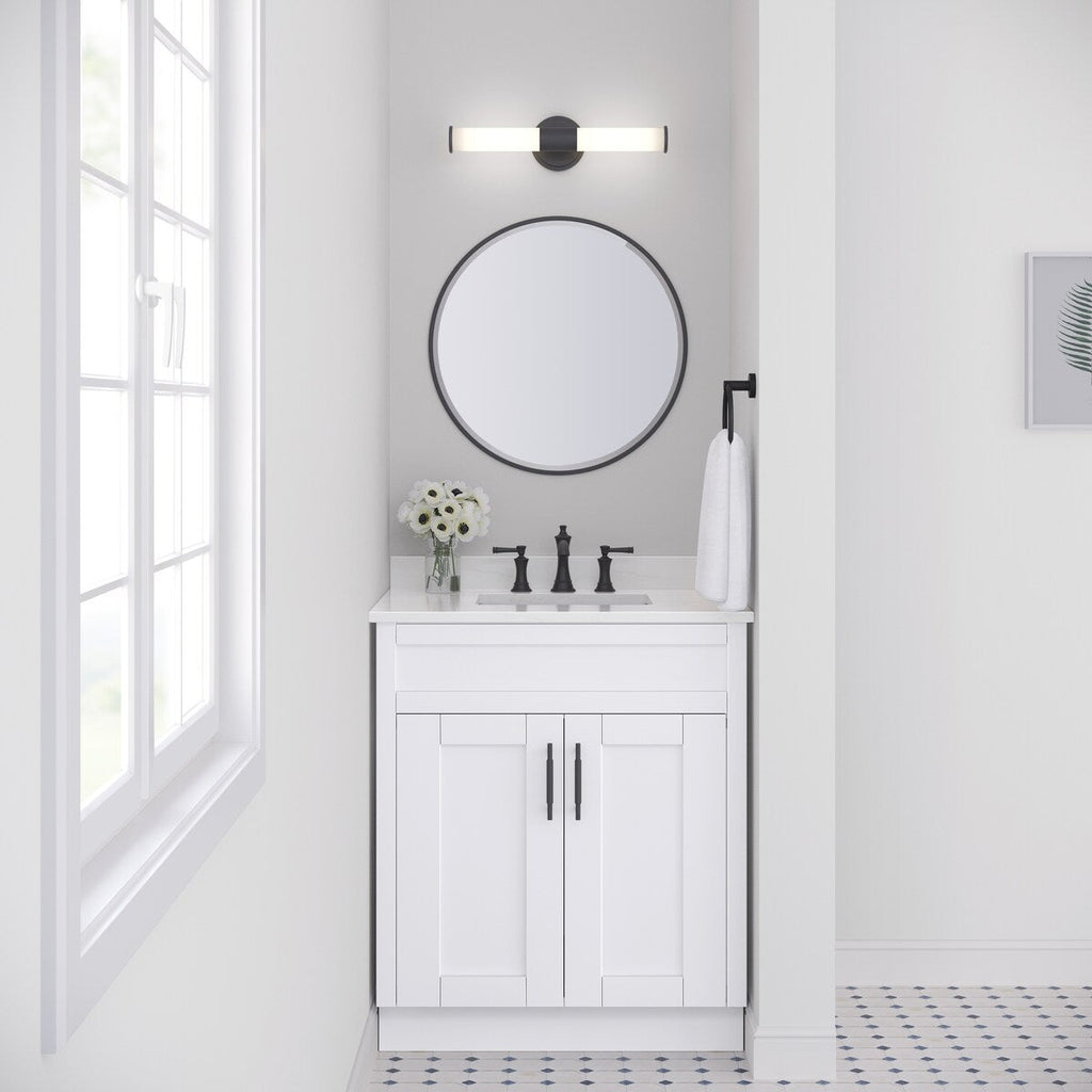 Luminaire de salle de bain à LED Truman de Millennium Lighting, disponible en plusieurs finitions