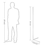 Lampadaire d'angle RVB minimaliste - Lot de 2