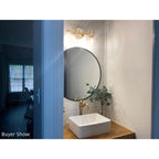 Applique murale moderne à 2, 3, 4 ou 5 lampes pour salle de bain, design minimaliste, en verre