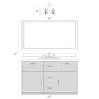 Applique murale moderne à 2, 3, 4 ou 5 lampes pour salle de bain, design minimaliste, en verre