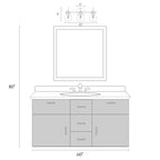 Applique murale moderne à 2, 3, 4 ou 5 lampes pour salle de bain, design minimaliste, en verre