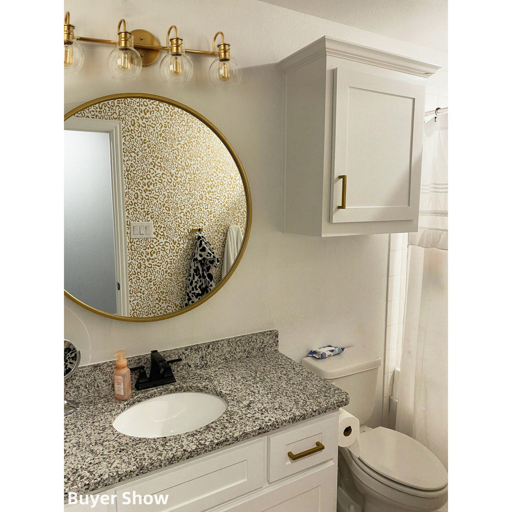 Applique murale moderne à 2, 3, 4 ou 5 lampes pour salle de bain, design minimaliste, en verre