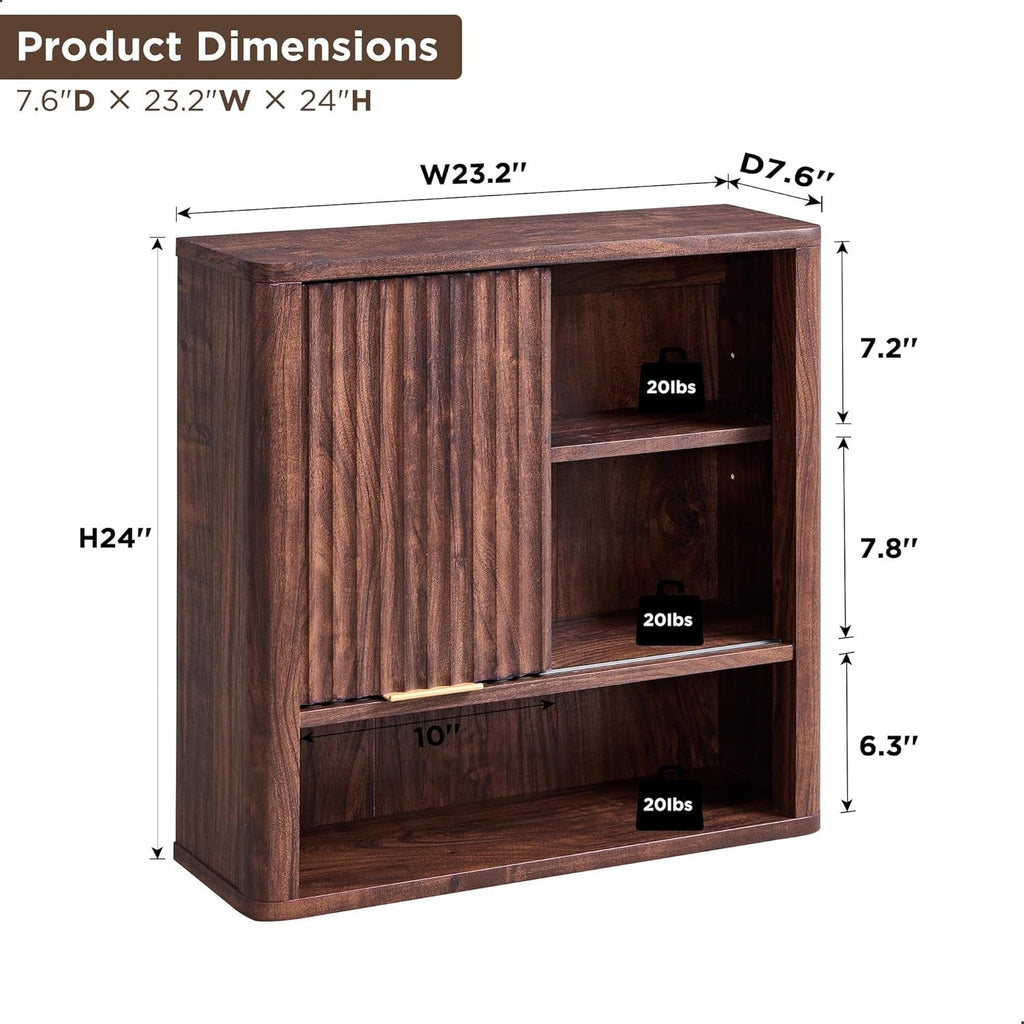 Armoire murale de salle de bain moderne, armoire à pharmacie, organiseur de rangement mural