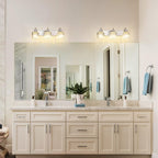 Appliques murales à intensité variable pour salle de bain en cristal moderne