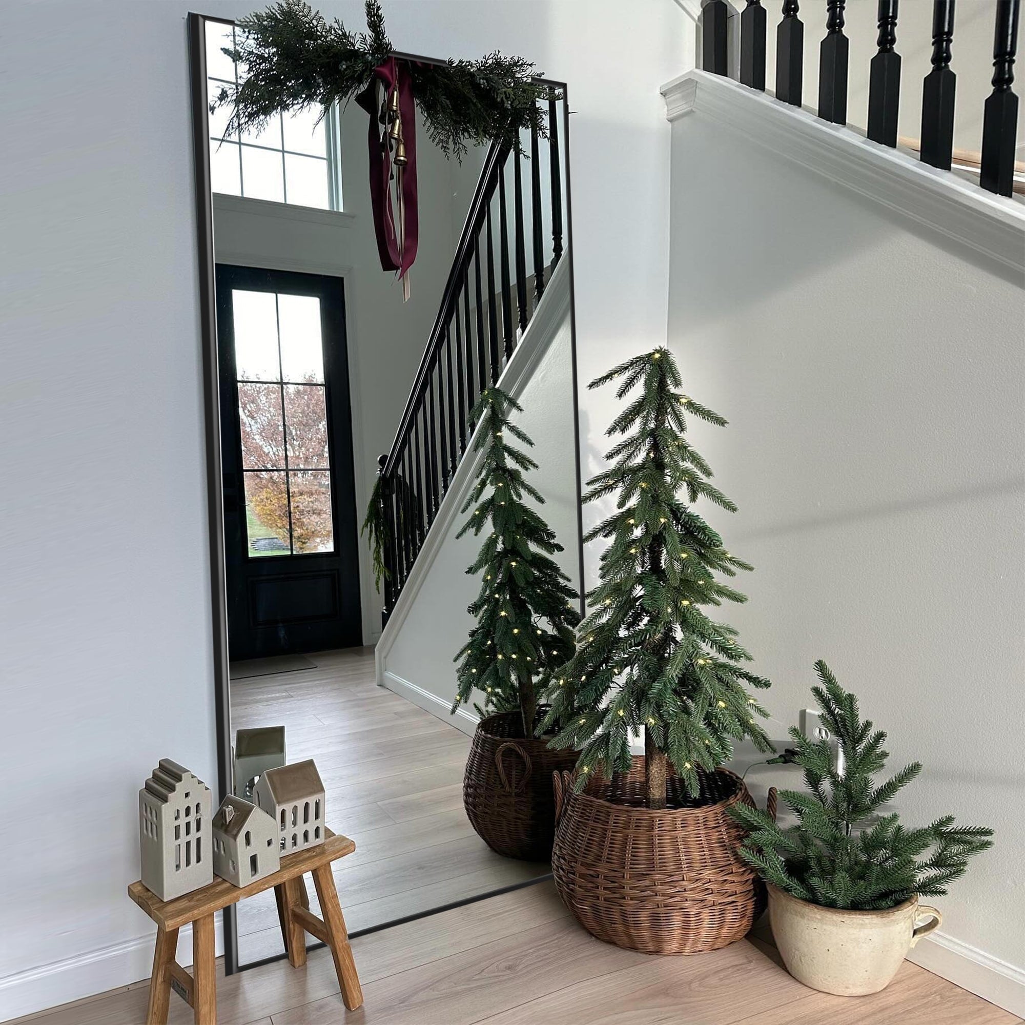 Miroir de sol moderne pleine longueur Miroir autoportant