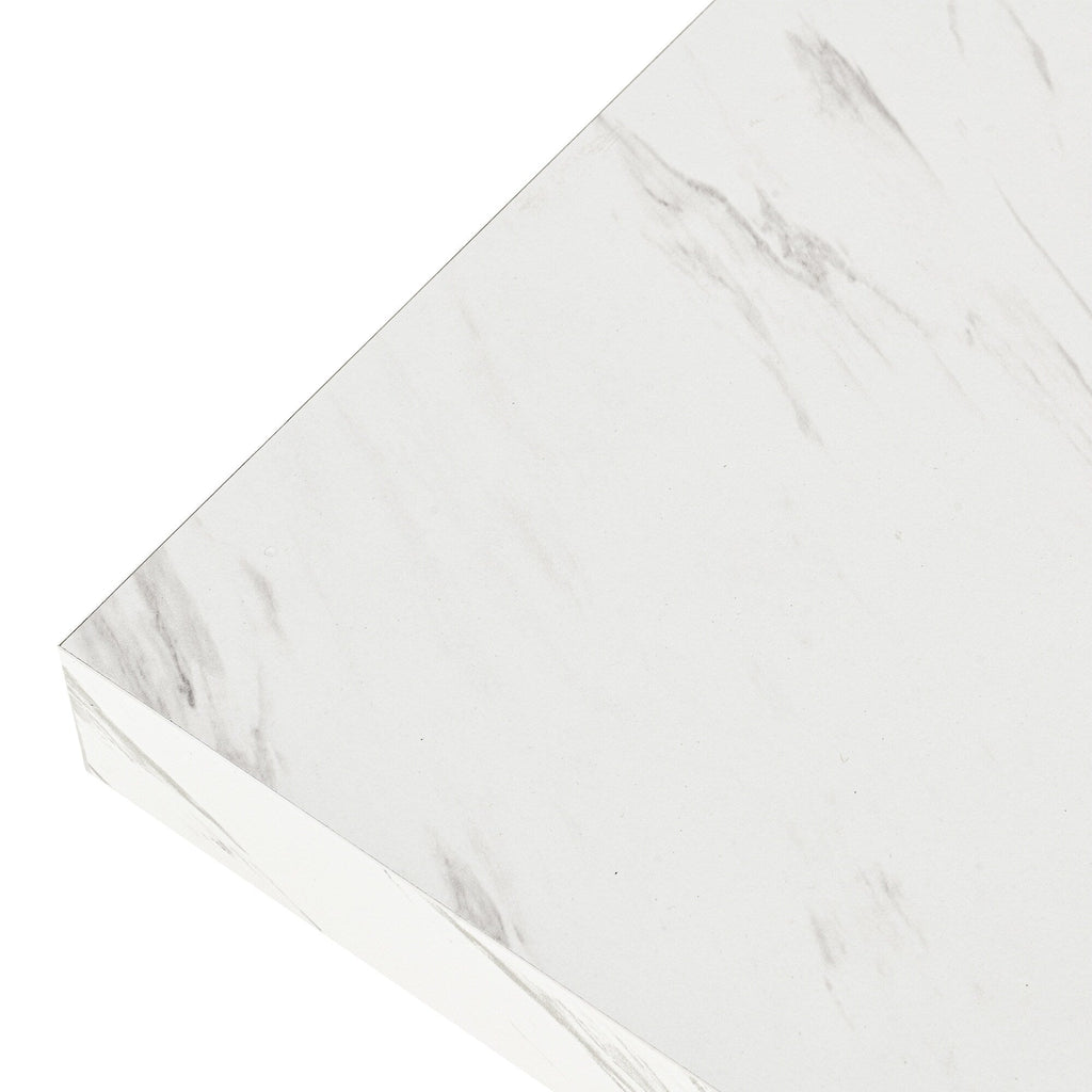 Console moderne dorée avec plateau en marbre pour entrée et couloir