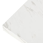 Console moderne dorée avec plateau en marbre pour entrée et couloir