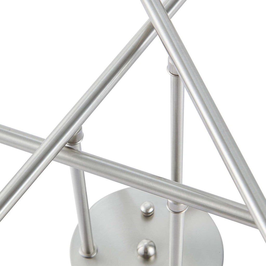 Plafonnier semi-encastré moderne en métal Sputnik de 60 cm (23,62 po)