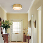 Plafonnier encastré moderne et minimaliste à 2, 3 ou 5 lumières avec abat-jour en métal