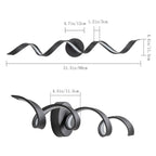 Applique murale à LED pour salle de bain au design moderne en spirale, à intensité variable