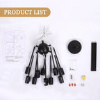 Lustre moderne Spoutnik à 10 lumières, plafonnier réglable pour cuisine, salle à manger, salon, chambre à coucher - N/A