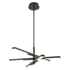 Lustre moderne à plusieurs niveaux Spoutnik linéaire, lumière chaude 3 000 K, LED intégrée