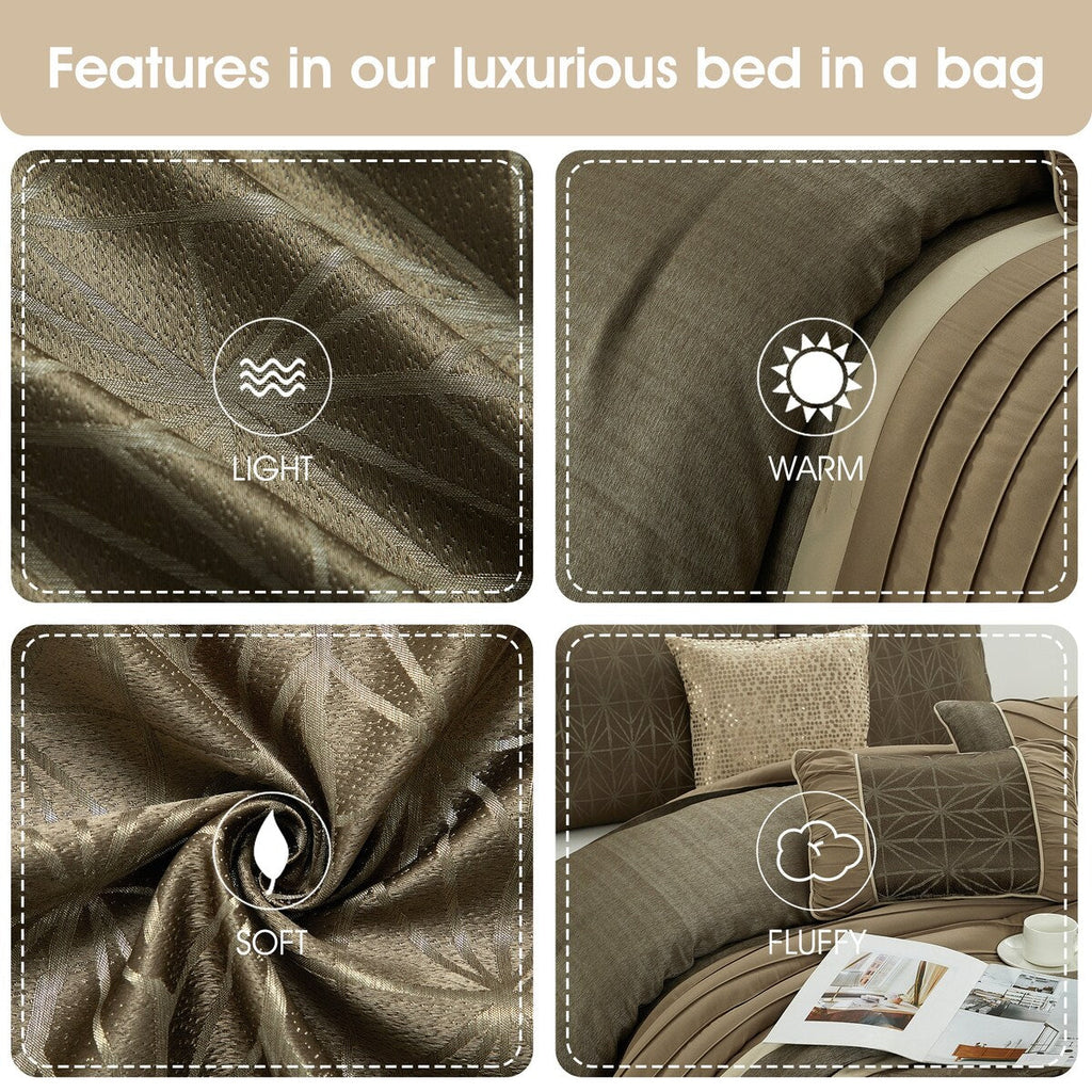 Ensemble de couette géométrique Nanshing Bryan 7 pièces