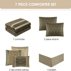 Ensemble de couette géométrique Nanshing Bryan 7 pièces