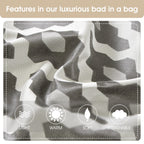 Ensemble de couette géométrique de luxe Nanshing Calvin 10 pièces