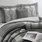 Ensemble de couette géométrique moderne Nanshing Daniella 7 pièces