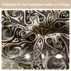 Ensemble de couette élégant médaillon Nanshing Prince 7 pièces