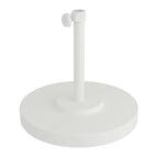 Base de parasol ronde lestée en béton de 22,7 kg (50 lb) en acier thermolaqué de North Bend par Havenside Home